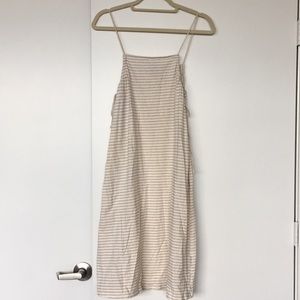 Zara striped midi dress